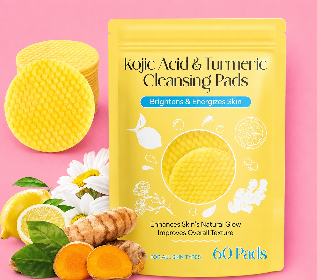 Turmeric Kojic Acid Pads (60 Pads)